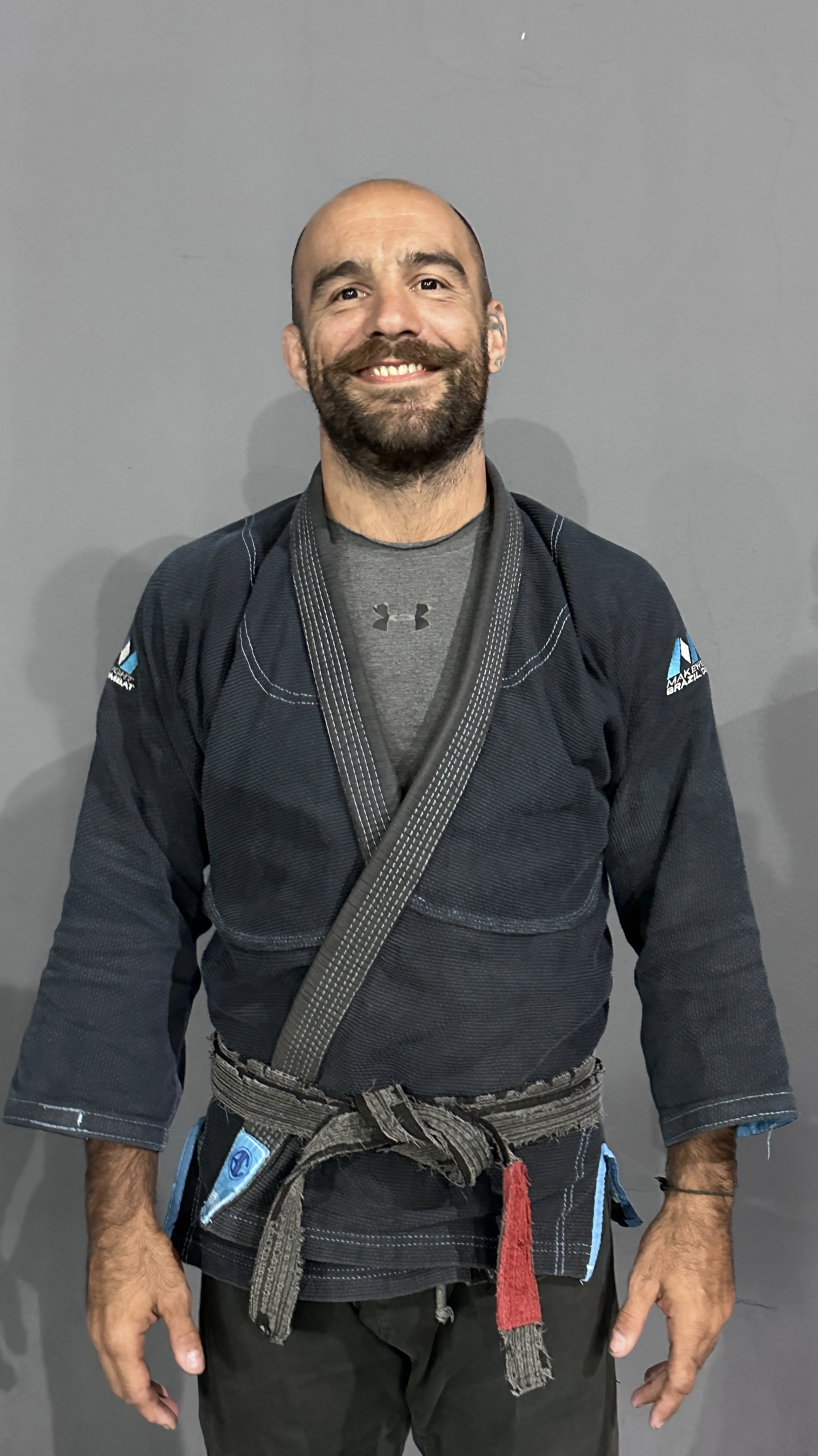 Sebastián Berriel, cinturón negro de Primer Grado en Brazilian Jiu Jitsu y entrenador en AresBJJ Uruguay